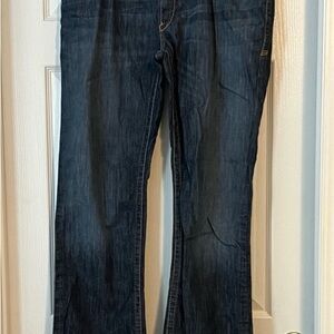 Ariat Men's Boot Cut Jeans in Dark Blue